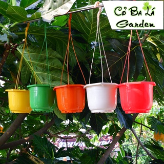 Chậu nhựa treo hình tròn KT 16x13