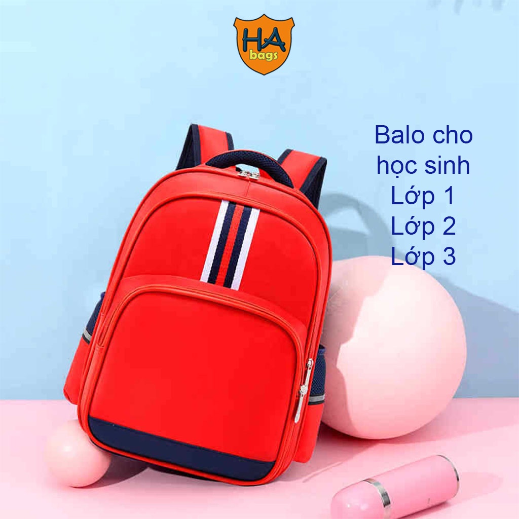 Balo đi học HA1012 dành cho học sinh ltiểu học kích thước 38x28x18cm