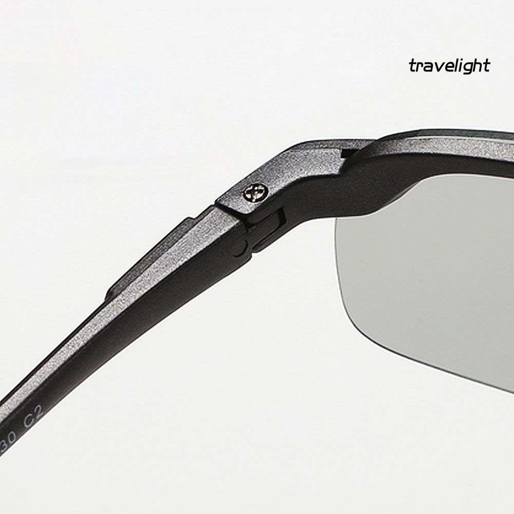 【TL】Photochromic Polarized Lenses Outdoor Travel Fishing Anti-UV Men Sunglasses
