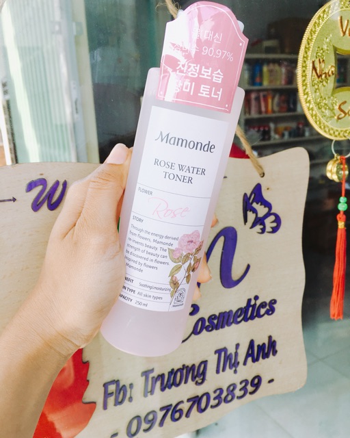 Toner hoa hồng mamonde new 2020