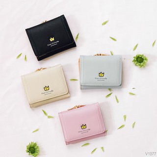 Ví mini nắp gập icon vương miệng
