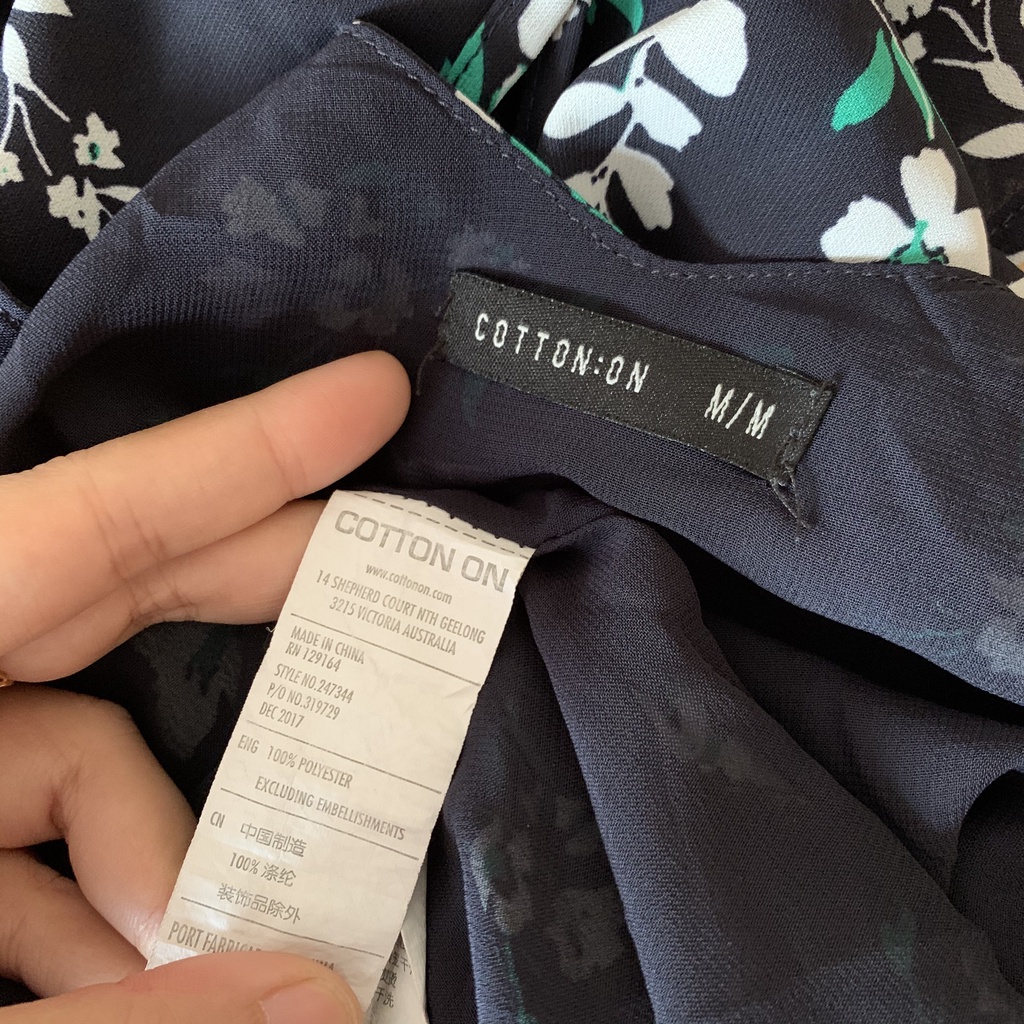 Áo voan hoa 2 dây COTTON ON