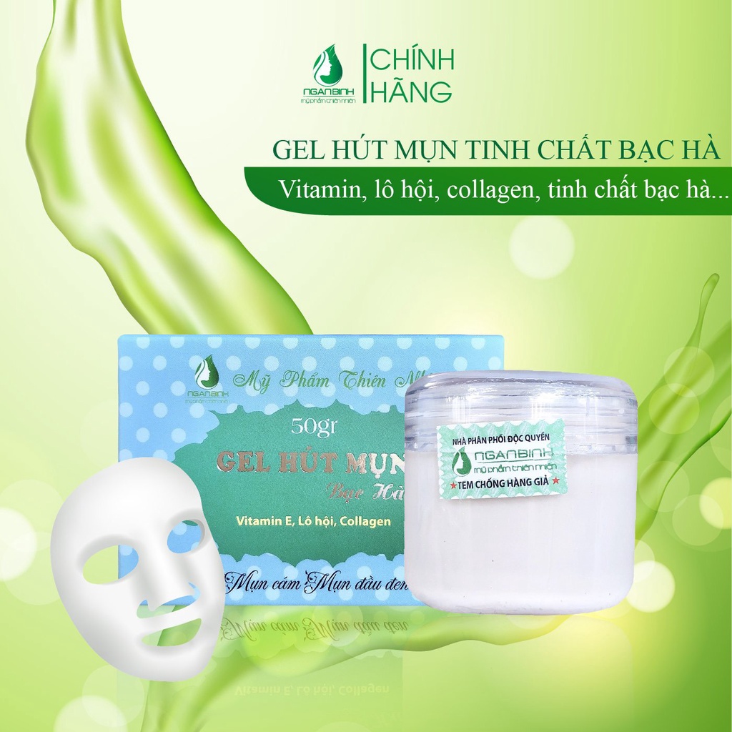 Gel Hút Mụn Bạc Hà,lột mụn cám, mụn đầu đen, da chết, lông tơ, bụi bẩn