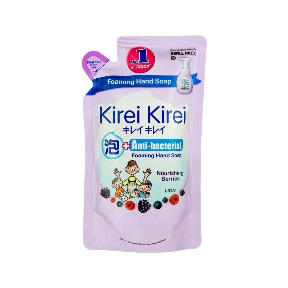 Bọt rửa tay Kirei Kirei hương dâu tằm - 200ml, 250ml, 400ml - Thương hiệu Nhật Bản - infomybestshop