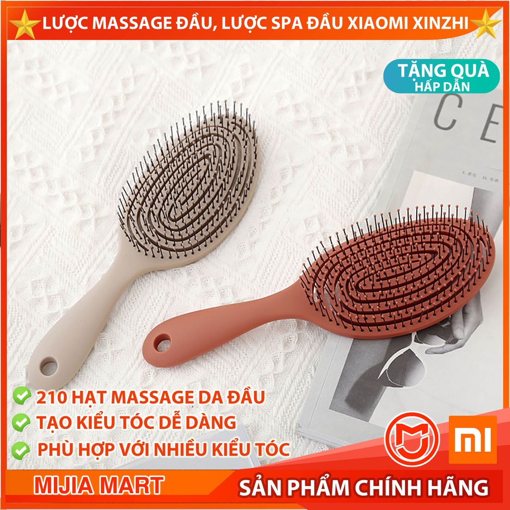 Lược massage đầu, lược chăm sóc SPA da đầu Xiaomi Xinzhi