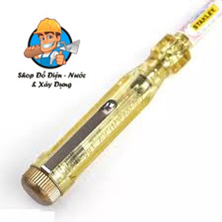Bút thử điện/Vít thử điện Stanley (Trắng hoặc Vàng) -  Loại gia đình