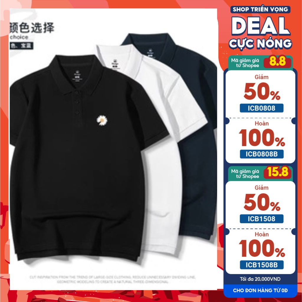 Áo Thun Polo Hoa Cúc