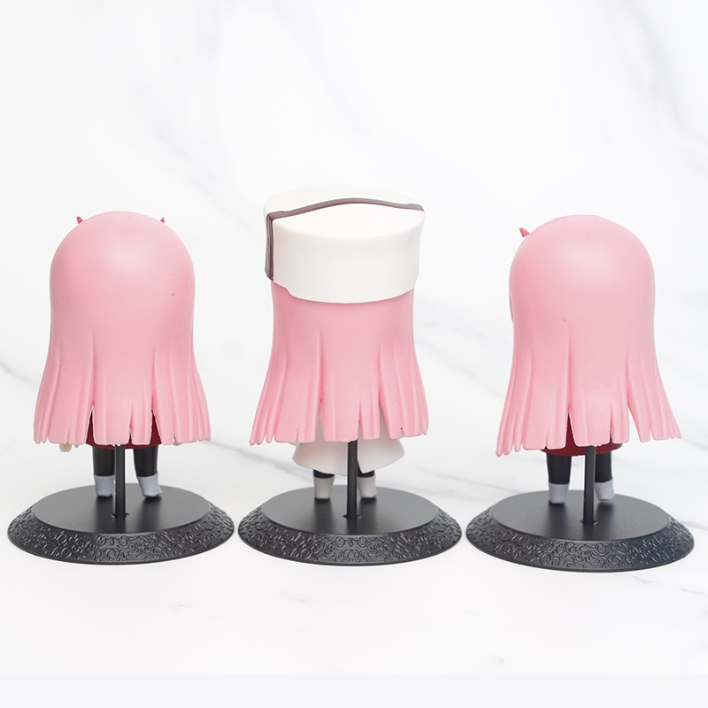 Bộ 3 Mô Hình Nhân Vật Hoạt Hình darling in the Franx zero two 02 strelizia 10cm Bằng pvc