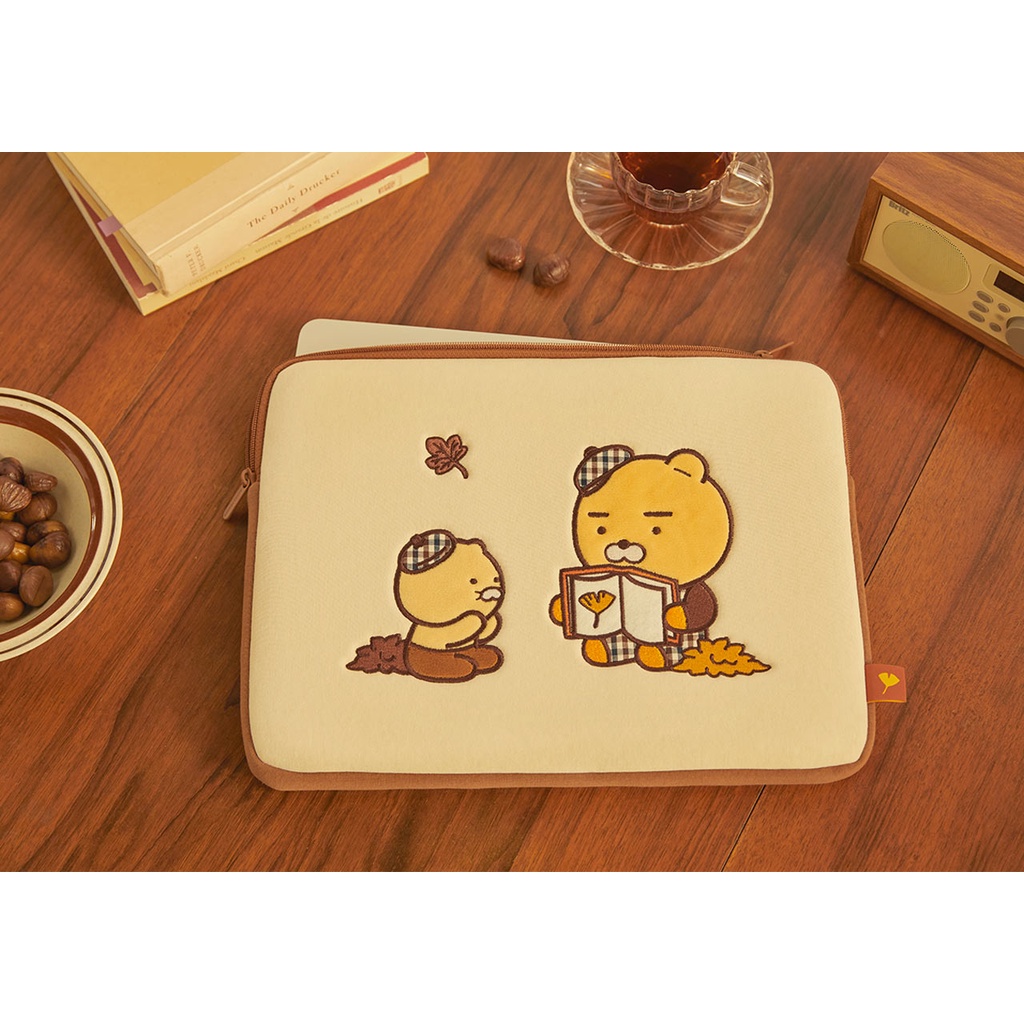 Túi đựng laptop 13 inch - Autumn Kakao Friends Ryan &amp; Choonsik