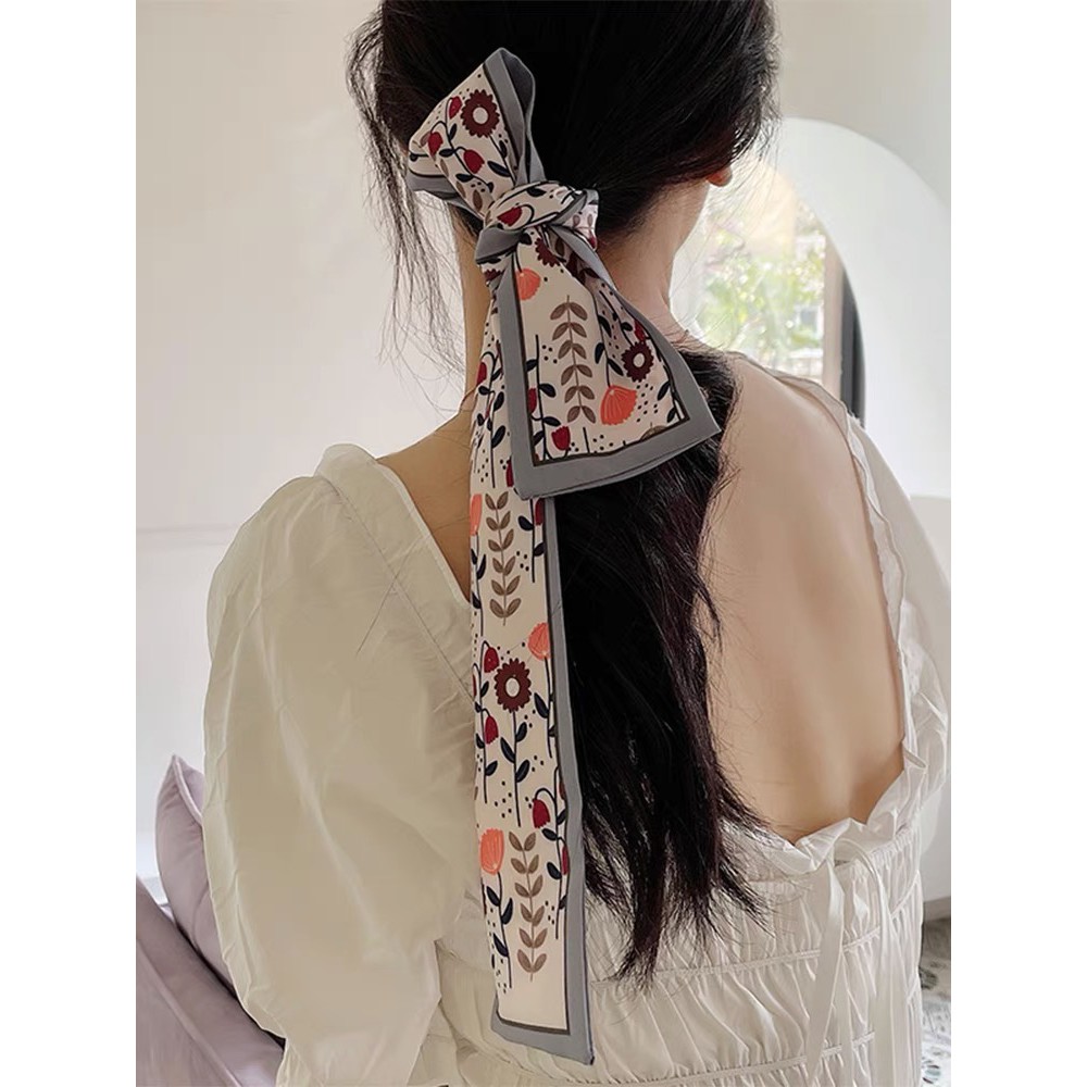 Khăn quàng cổ kiêm dây buộc tóc thời trang Hàn Quốc⚡️ 𝐅𝐑𝐄𝐄 𝐒𝐇𝐈𝐏 ⚡️ Sự lựa chọn cho cô nàng Trendy - Mã TB1