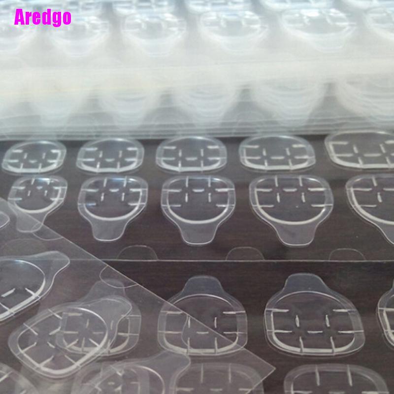 [Hàng mới về] Bộ 24 miếng keo dán móng tay giả hai mặt siêu mỏng chắc chắn