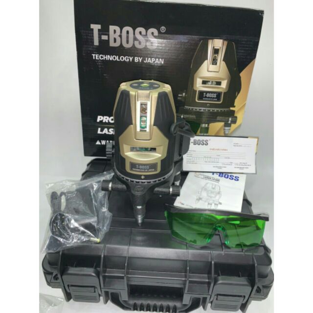 Máy Cân Bằng Laser 5 Tia Xanh T-BOSS JD20