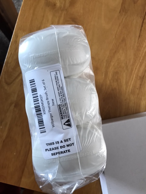 Bàn chải mát xa trị liệu Wilbarger hình oval