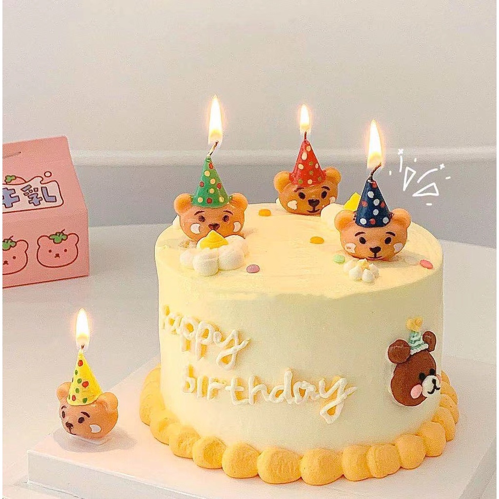 Nến sinh nhật chữ Happy birthday, nến cắm bánh sinh nhật