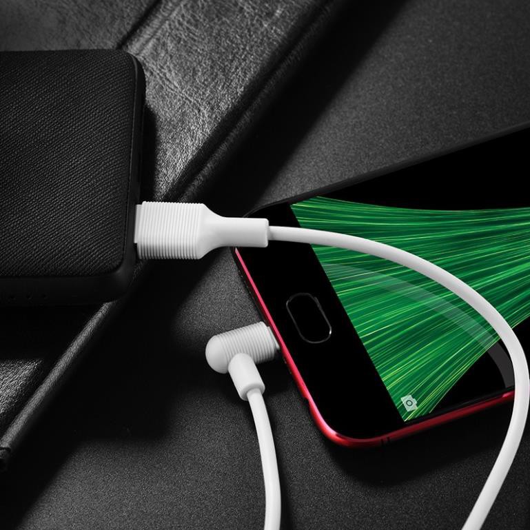 Cáp sạc Micro USB bẻ vuông góc 90 độ  BX7 dài 1m - Hàng Chính hãng