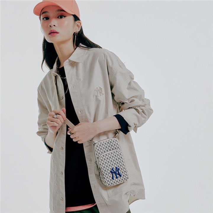 Túi Đeo Chéo NY MLB Mini, Xuất Hàn Quốc Đầy Đủ Tem, Chất Vải Xịn Xò - Túi Đeo Vai NY MLB