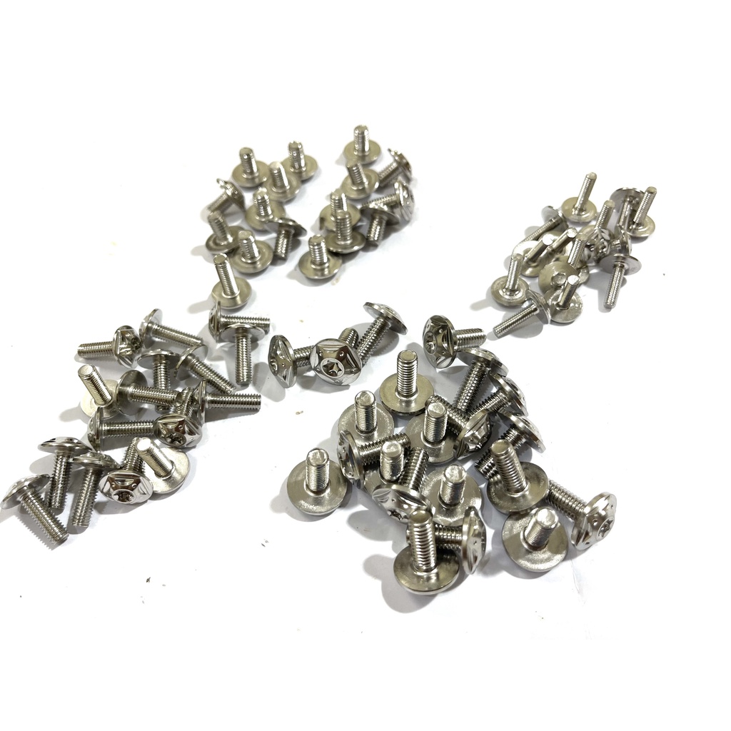 Ốc Salaya Full dàn áo các dòng xe - Inox 304 - Salaya chính hãng