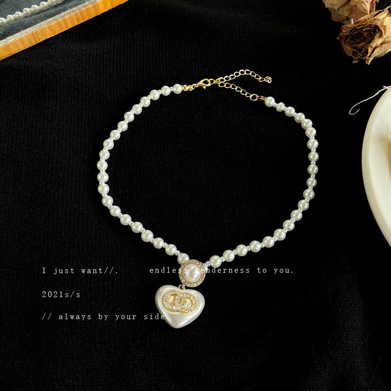 Bông Tai Bạc 925 Đính Ngọc Trai/Kim Cương Giả Phong Cách Pháp Ngọt Ngào Cho Nữ