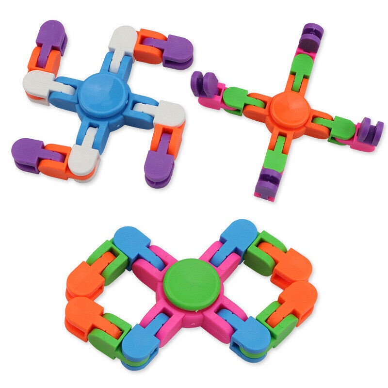 Con quay đồ chơi fidget spinner 2 trong 1 4/3 mắt liên kết