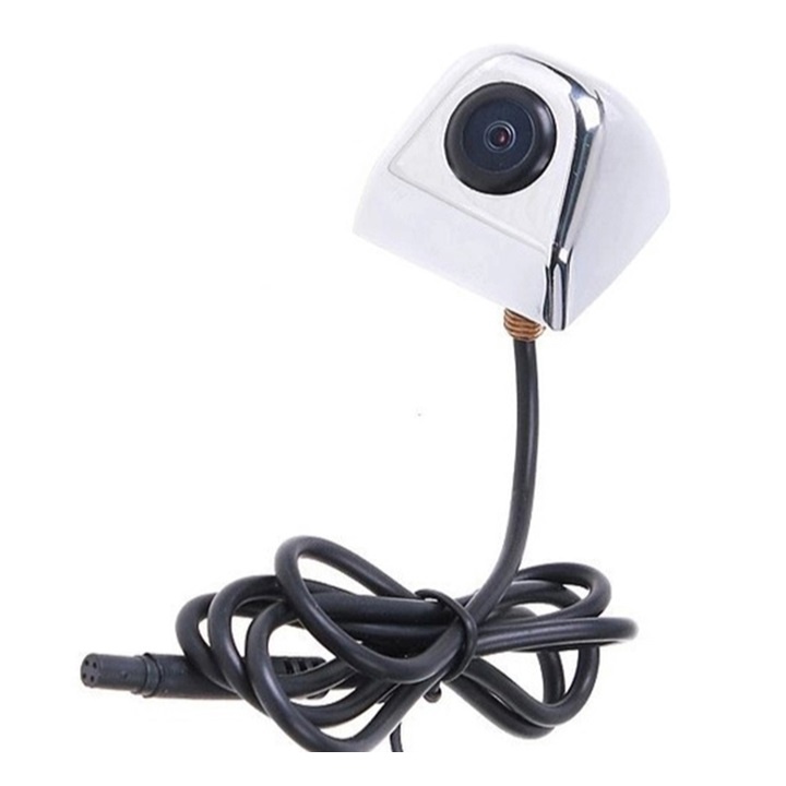 CAMERA LÙI CCD Ô TÔ CAO CẤP - VẠCH CONG THEO GÓC ĐÁNH LÁI, Camera lùi CCD đánh lái theo vô lăng chuẩn HD- Màu Bạc | BigBuy360 - bigbuy360.vn