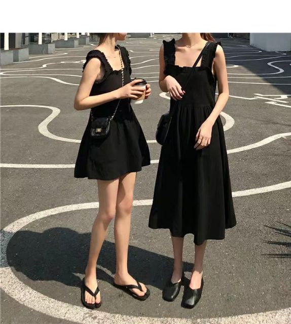 Đầm Baby Hai Dây Đôi Bạn Thân Ulzzang