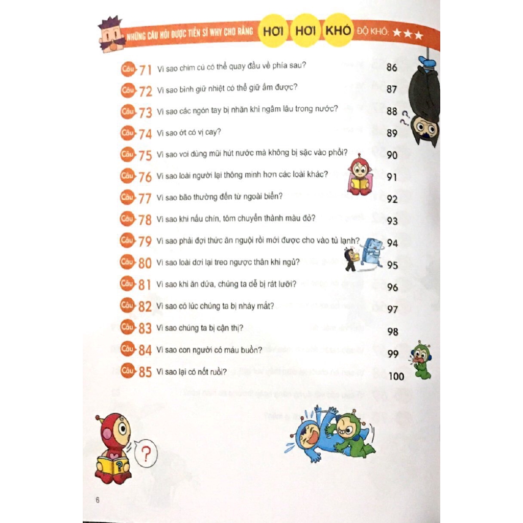 Sách - Hỏi Đáp Khoa Học Vui: Vì Sao Tớ Hay Ngủ Gật Trong Lớp Học? - 100 Câu Học Sinh Hay Hỏi Nhất