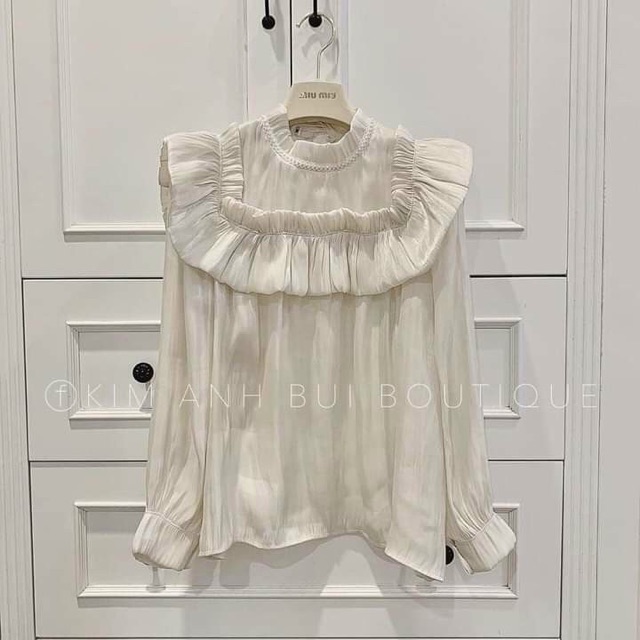 Áo sơ mi OGANZa màu be | BigBuy360 - bigbuy360.vn