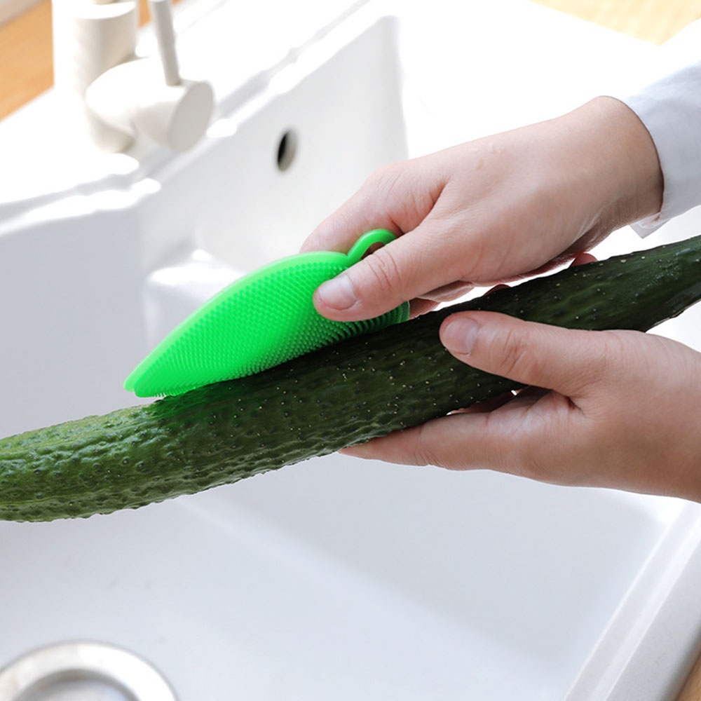 Miếng Silicone Rửa Chén Nhiều Màu Có Thể Tái Sử Dụng