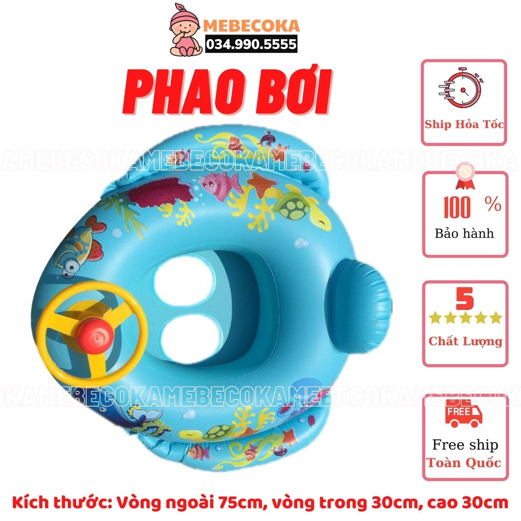 Phao bơi tròn hình thú đáng yêu cho bé nhiều mẫu từ 1 đến 6 tuổi