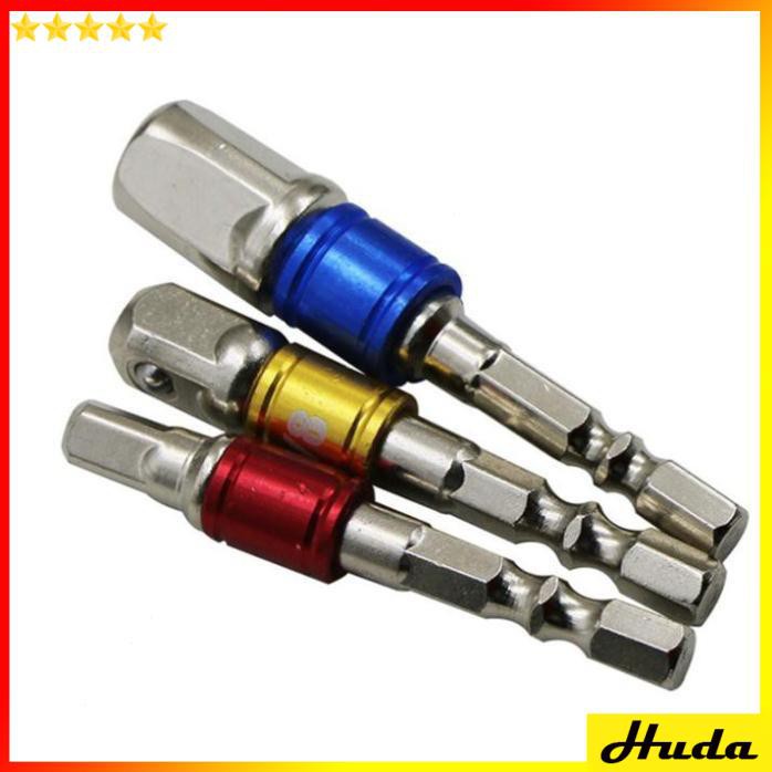 Bộ đầu chuyển khẩu vặn ốc cho máy khoan  -  đồ làm mộc