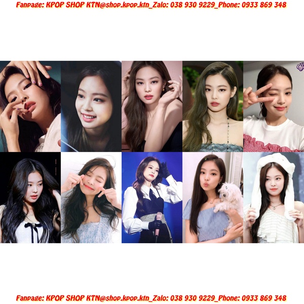 CARD BO GÓC JENNIE BLACK PINK