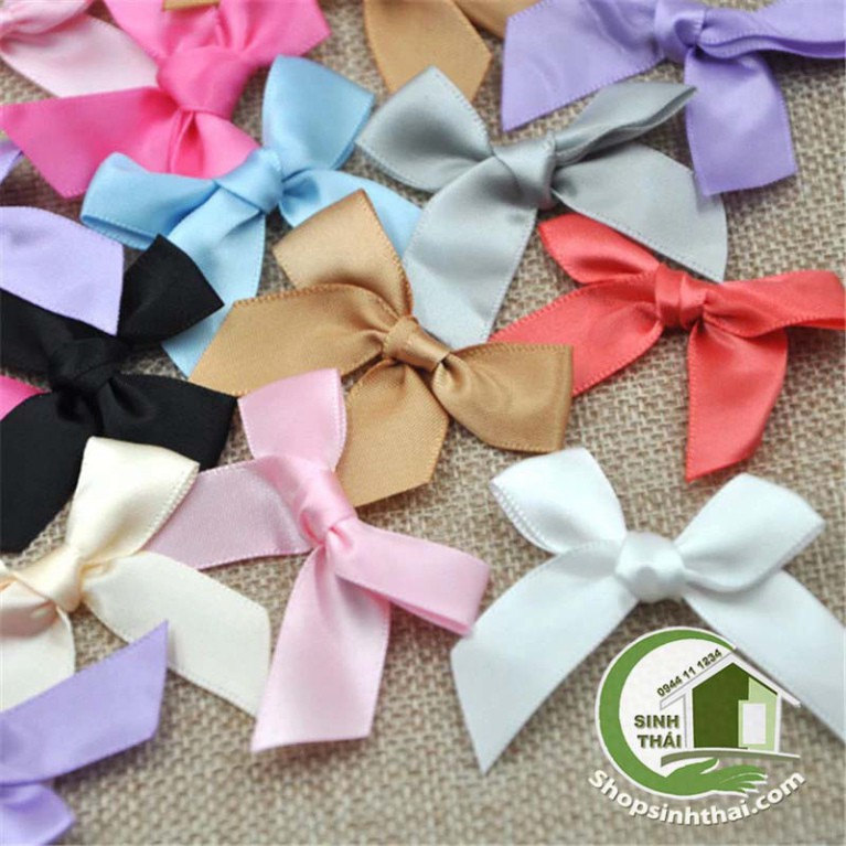 Cuộn ruy băng lụa làm nơ, dây buộc quà - khổ 1cm - chọn màu