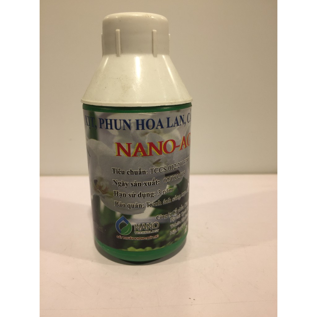 Xịt Phun Hoa Lan Cây Cảnh Nano Bạc 100ml