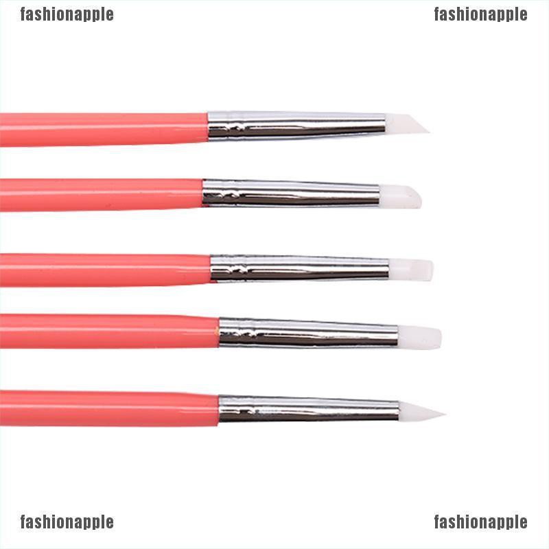 Set 5 bút điêu khắc tạo hình đất sét/trang trí móng nghệ thuật thiết kế 2 đầu tiện dụng