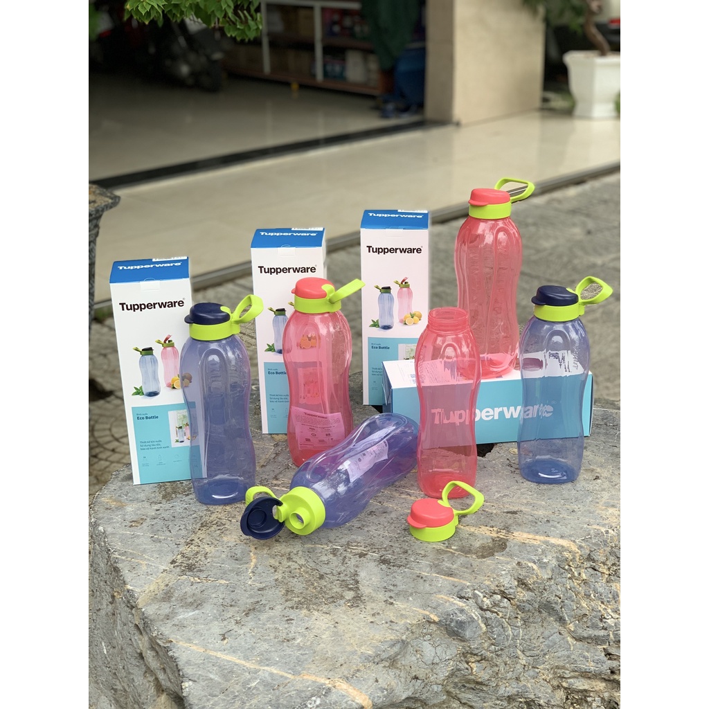 Bình đựng nước Eco Bottle 1.5L chính hãng Tupperware nhựa nguyên sinh an toàn kín khí kín nước