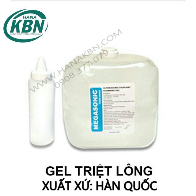 Gel triệt lông Megasonic - Gel chuẩn đón - Mỹ phẩm Hàn Quốc