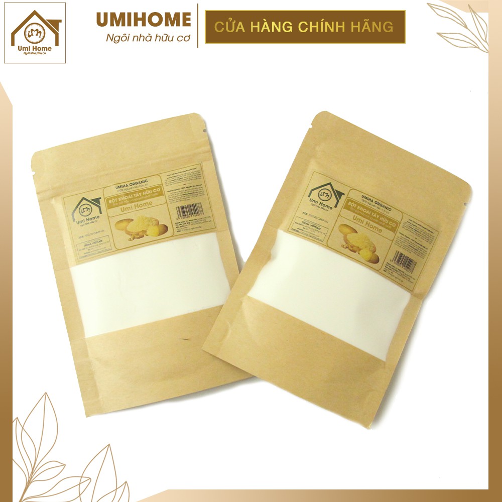 Bột Khoai Tây hữu cơ UMIHOME nguyên chất | Potato flour 100% Organic 35G | Thế Giới Skin Care