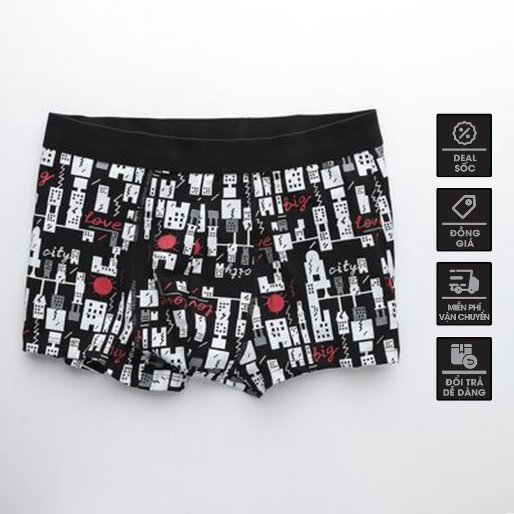 Quần lót nam boxer benri vải cotton 4 chiều