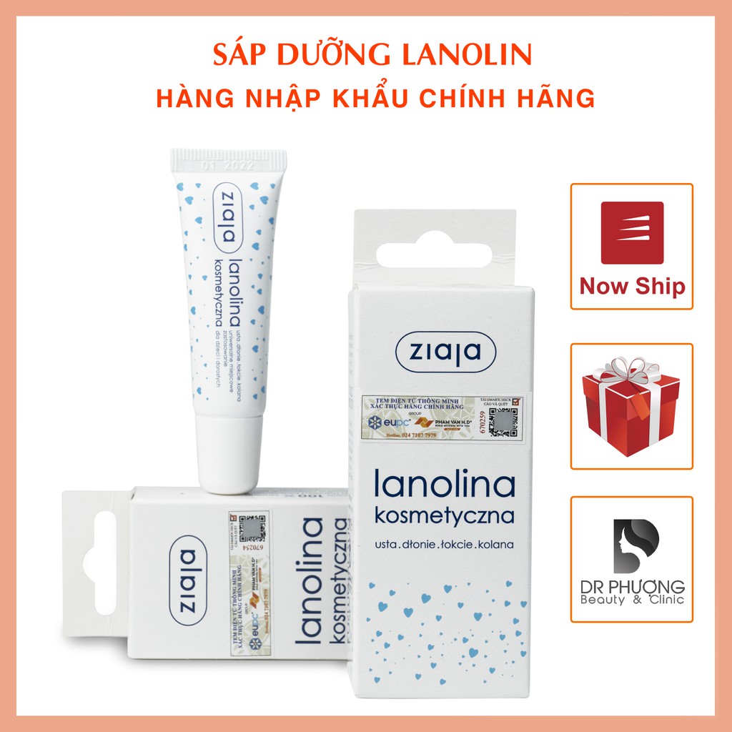 SON DƯỠNG MÔI LANOLIN ZIAJA