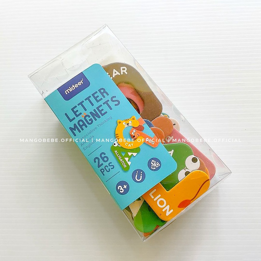 Bộ nam châm chữ cái và số Mideer