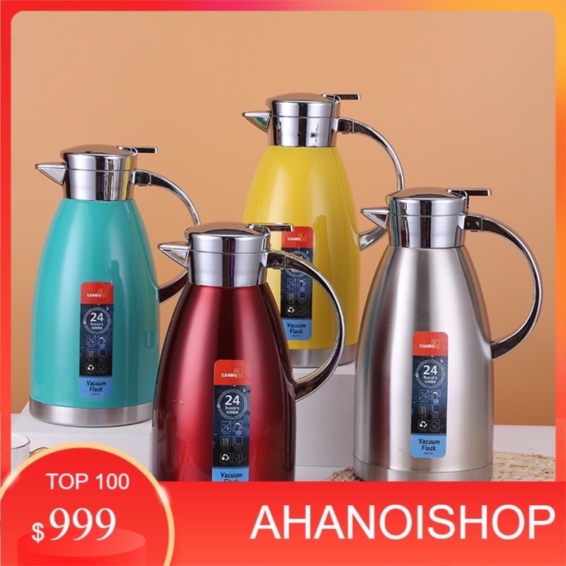 Bình giữ nhiệt nóng lạnh Xanbo 1,8lít và 2,3lít inox304 giữ nhiệt 24h