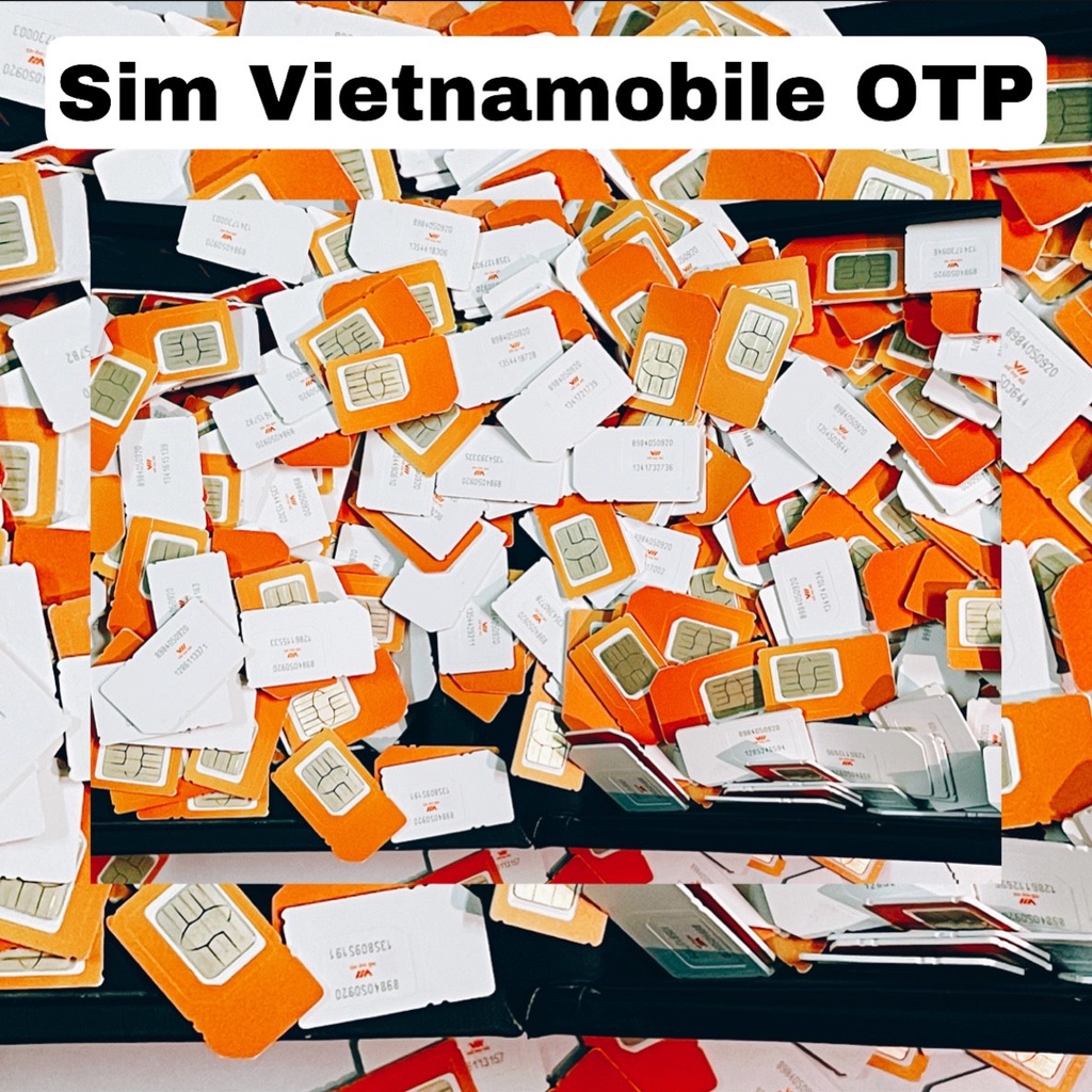 Sim bẻ khay Vietnambile FreeShip Tạo Tài Khoản Hạn 1 Tháng - Không 4G