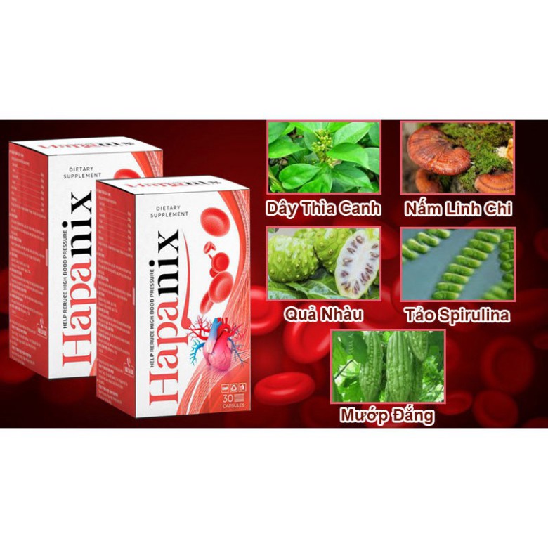 ✅ CHÍNH HÃNG HAPANIX  HỖ TRỢ SỨC KHỎE HUYẾT ÁP, PHÒNG NGỪA ĐỘT QUỴ TIM MẠCH,GIẢM MỠ MÁU ỔN ĐỊN