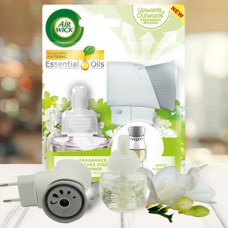Bộ khuếch tán tinh dầu tự động Air Wick Ivory Freesia Bloom 19ml QT04986 - lan trắng nam phi