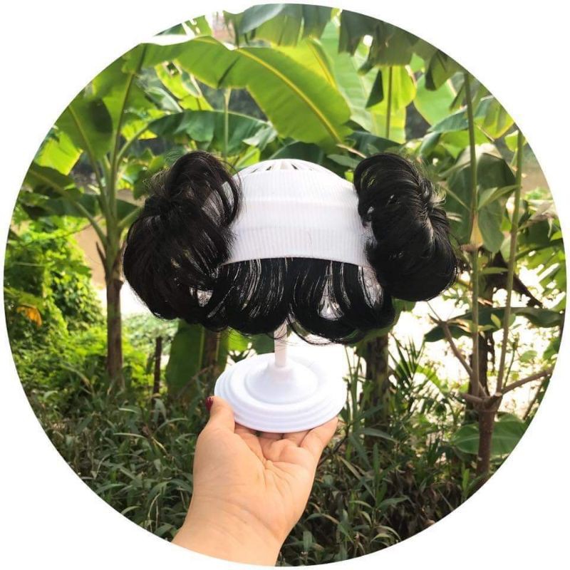 băng đô turban tóc giả cho bé