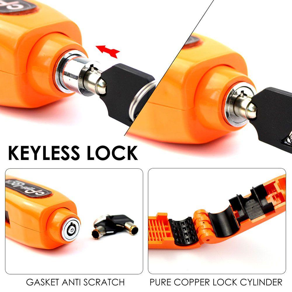 Khóa Tay Cầm Dễ Dàng Lắp Đặt Cho Xe Đạp/Xe Máy