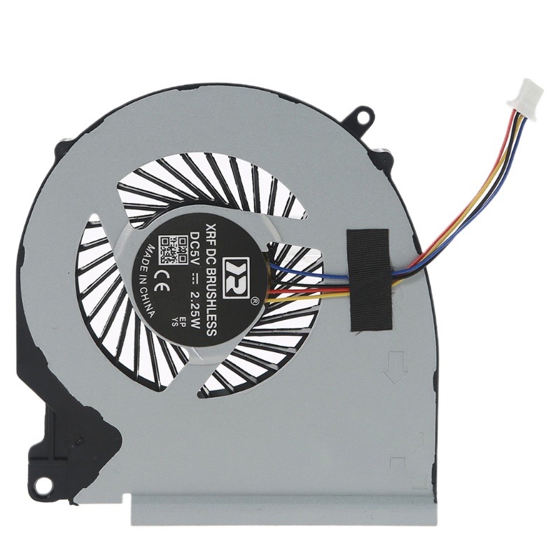 Set 2 quạt tản nhiệt CPU DC 5V 0.5A 4 pin 4 cánh cho laptop Dell Inspiron 15 7000 5576 5577 7557559 7559