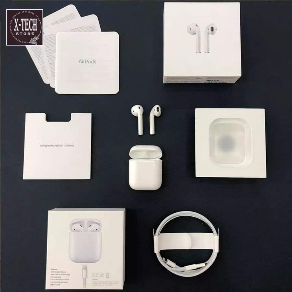 Tai Nghe AIRPODS 2 Hổ Vằn / Tai Nghe Bluetooth AirPods 2 Hổ Vằn Chip Louda 1562M Định Vị Đổi Tên, Dùng Cho IOS & Android