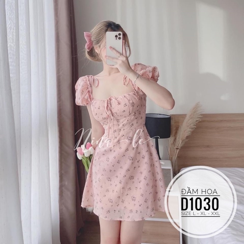 Bigsize Đầm hoa D1030
