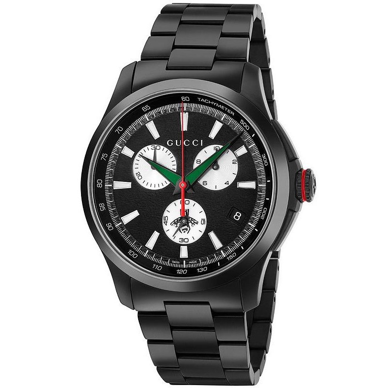 Đồng Hồ Nam Gucci G-timeless Chronograph XL Black YA126268